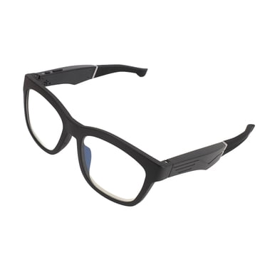 Stereo Sound Glasses, Blue Ray Filter Noise Canceling Voice Control Earphone Glasses for Fishing