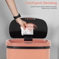 thumbnail image 3 of FDW 13 Gallon 50L Touch-Free Automatic Kitchen Trash Can with Lid for Home & Office Use, Pink, 3 of 7