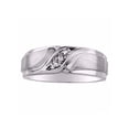 thumbnail image 1 of RYLOS Couples Wedding Bands, featuring  Diamonds set in premium Sterling Silver, Size 13, 1 of 9