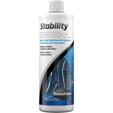 Seachem Stability Aquarium Water Treatment, for Marine and Freshwater Fish tanks 500mL