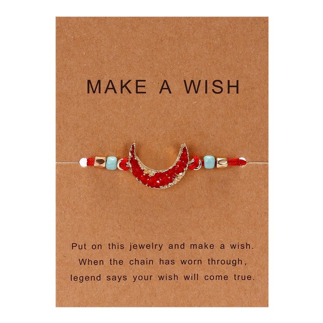 TIMIFIS Bracelets Natural Stone Adjustable Woven Paper Card Bracelet Decorative Bracelet - Summer
