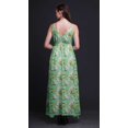 thumbnail image 3 of Bimba Robe Longue Maxi d'Été Imprimée pour Femmes, Col en V, Tenue de Vacances - Grande Taille, 3 of 4