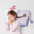 thumbnail image 4 of Yhmxh Pillow Covers Throw Pillow Covers Pillow Protector Summer Breathable Children's Ice Silk Cool Pillow Kindergarten Nap Neck Protection Pillow Summer Student Pillow Student Pillows, 4 of 4