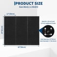 thumbnail image 2 of QinaQin Metal Pegboard Wall Storage Panel, Heavy-Duty Steel Tool Storage Panel, Suitable for Garages, Studios, Kitchens, Wall-Mounted Display Rack Set, 2 of 7