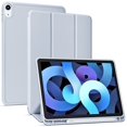 thumbnail image 1 of Étui pour IPad Air 4 10,9 Pouces [4e Génération] [Protection des Coins] Visionnement Multi-Angle avec Porte-Crayon, Fonction Béquille, Réveil/sommeil Automatique - Glace, 1 of 5