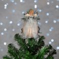 thumbnail image 3 of Northlight Lighted Angel with Candle Christmas Tree Topper - 10.5" - Silver - Clear Lights, 3 of 6