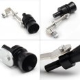 thumbnail image 3 of Baohd 2 Valves Anti-Bruit Sifflet Roue de Ver Superchargeur Embout Sonore Voiture Argentsifflet Bas Accessoires de Simulateur de Roue Noir S, 3 of 6