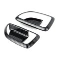 thumbnail image 3 of Car Decoration Door Handle Cover Interior Door Handle Cover Door Handle Trim Door Handle For  2pcs Carbon Fiber Style Inner Door Handle Trim Fits For  Grand Starex H1 2019, 3 of 8