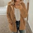 thumbnail image 2 of Winter Clearance Cardigan Sweaters for Women Long Sleeve Loose Coat Cardigan Solid Color Sweater, 2 of 7