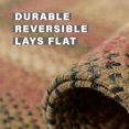 thumbnail image 4 of Homespice Russett Oval Braided Rug 27x45, Brown, Country Charm for Kitchen, Entryway, Bathroom Decor, 4 of 8