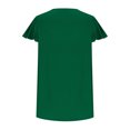 thumbnail image 5 of FAIWAD Tunique d'Été pour Femme à Manches Courtes, Col Rond, T-Shirt Décontracté Plissé, Ample et Fluide, 5 of 5
