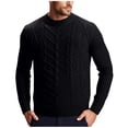 thumbnail image 1 of EYWGYA Chemises en Flanelle pour Hommes Automne/hiver, Chemises à Manches Longues pour Hommes, Chandail Décontracté Mode pour Hommes à Col Rond Extensible, Couche de Base en Tricot à Manches Longues, 1 of 4