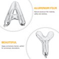 thumbnail image 2 of Miangastore 16 Inch HAPPY ANNIVERSARY Letters Balloons Decorative Aluminum Film Balloons Set for Wedding Party (Silver), 2 of 8
