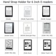 thumbnail image 2 of TFY Support de Sangle de Main Prise pour Doigt avec PU Souple, Compatible avec Liseuses Kindle - Liseuse Kindle 6 Pouces / Kindle, 2 of 5