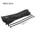 thumbnail image 3 of Unique Bargains Reusable Cable Zip Ties 12 Inches Releasable Nylon Wire Slipknot Strap Black 30pcs, 3 of 3