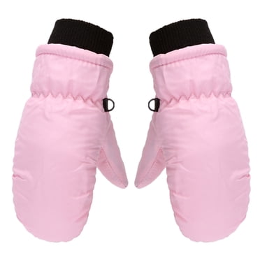 YOUSNH Coupe-Vent Taille P/M/G Hiver Chaud Garçons Extérieur Patinage Neige Enfants Ski Filles Gants Planche à Neige Enfants Gants Mitaines Gants pour Enfants Rose m