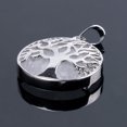 thumbnail image 1 of Natural Round Gem Stone Kabbalah Tree of Life Necklaces Pendants, 1 of 6