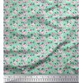 thumbnail image 1 of Soimoi Poly Georgette Fabric Flower Artistic Print Fabric by The Yard 52 Inch Wide, 1 of 3