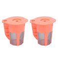 thumbnail image 2 of Coffee  Cup Reusable Capsules 2Pcs Refillable Coffee Filter Cup Reusable Coffee  Cup For 2.0 K200 K300 K350 K360 K400 Red, 2 of 8