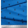thumbnail image 3 of Soimoi polyester Crepe Fabric Ogee Damask Printed Fabric 1 Yard 52 Inch Wide, 3 of 5