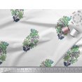 thumbnail image 3 of Soimoi Rayon Fabric Leaves & Floral Block Print Fabric by Yard 42 Inch Wide, 3 of 3