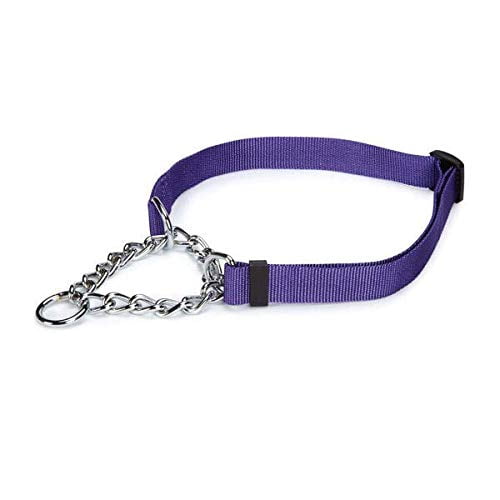 MPP Chain Martingale Dog Collar Choke Style Safety Control Training Pick Color & Size (Ultra Violet 16" - 24")