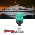 thumbnail image 1 of Stern Light, 6 Inch 2 NM LED Boat Anchor Light, Aluminum Pole & Removable Stainless Steel Base Navigation Lights, IP66 Waterproof 360 All Round Light for Pontoon and Fishing Boat, 1 of 8