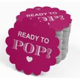 thumbnail image 4 of Inkdotpot Silver Foil Paper Hang Tags Ready To Pop Baby Shower Favor Tags 50 Piece, 4 of 6
