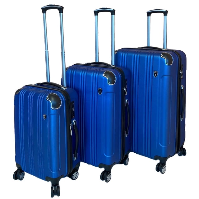 Archibolt Canada 3-Piece Hard Shell Rolling Suitcase Set,Expandable luggage bag,Lightweight Large Luggage Suitcase Set With TSA Lock,Checked and Cabin Big Hard Suitcases With 360 4 Wheels