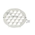 thumbnail image 3 of Fridja Clearance Under 5$ 19 Hole Dumpling Maker Dumpling Maker Gadgets Tool Dough Press Ravioli Making Mould DIY Kitchen, 3 of 5