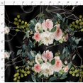 thumbnail image 4 of Soimoi Cotton Duck Fabric Leaves & Ranunculus Floral Fabric Prints By Yard 42 Inch Wide, 4 of 5