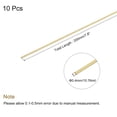 thumbnail image 2 of Unique Bargains 0.4mm x 200mm,Brass Round Wire,Assorted Half Hard Wire for Jewelry Making,10Pack, 2 of 5