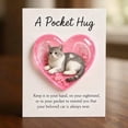 thumbnail image 3 of D Memorial Keepsake Pocket With Hugging Design Style D For Cherished Memories Pet Remembrance And Special Token Holder Acrylic Material, 3 of 5