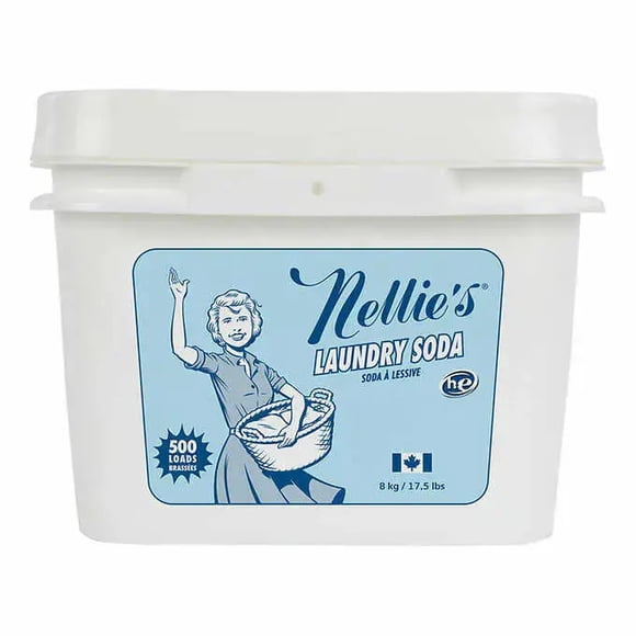 Nellie’s Bulk 500-Load Laundry Soda 8 kg (17.5 lb)(4/Case)