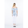 thumbnail image 3 of Women's Hawaiian Off-Shoulder Ruffle Muumuu Top in Day Dream Bloom 2XL, 3 of 5