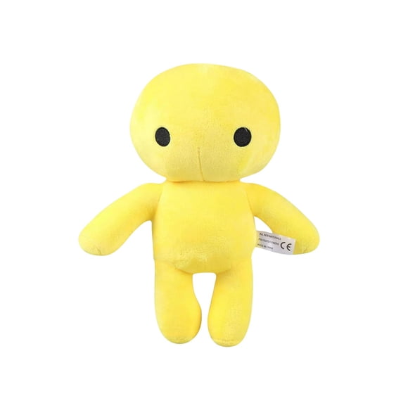 Wobb ly Life Plush, Game Character Yellow Man and Octopus Stuffed Figure Throw Pillows for Home Decor for Game Fans