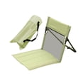 thumbnail image 4 of S SERENABLE Floor Chair with Back Support Camping Chair for Traveling Garden Backpacking Green, 4 of 9