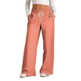 thumbnail image 1 of Pants for Women, Womens Fashionable Striped Printed Drawstring Wide Leg Pants, 1 of 4