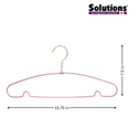 thumbnail image 2 of Solutions PRET Hanger - Violet, Slim, Swivel Hook, Pack of 10, 2 of 4