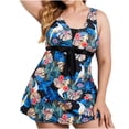 thumbnail image 2 of Jusqu'à 65 % de Réduction sur les Robes d'Été Iumwxz, Ensemble de Shorts Noués devant, Maillots de Bain pour Femmes, Bikini Graphique Floral, Maillot de Bain à Col Rond pour Femmes, Cocktail Get It Aujourd'hui, 2 of 7