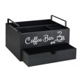 thumbnail image 3 of veasfak Coffee Station Organizer Rustic Coffee Accessories Organizer for Cafe Office A, 3 of 9