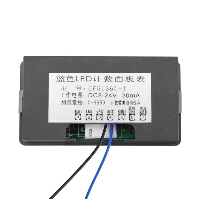 Compteur Numérique, Matériau Premium de Stabilité Compteur LED Numérique Design Professionnel pour Mesure