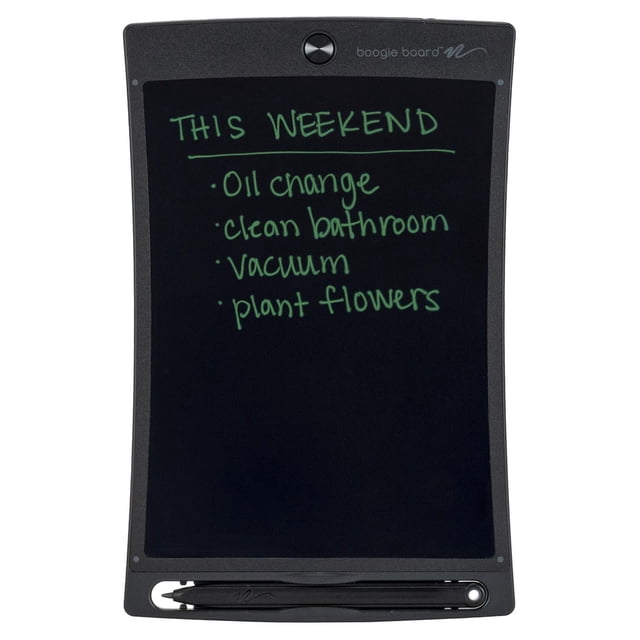 Boogie Board Jot Tablette d'écriture LCD 8.5 | Papier intelligent pour dessin et prise de notes | Comprend eWriter Gris et stylet