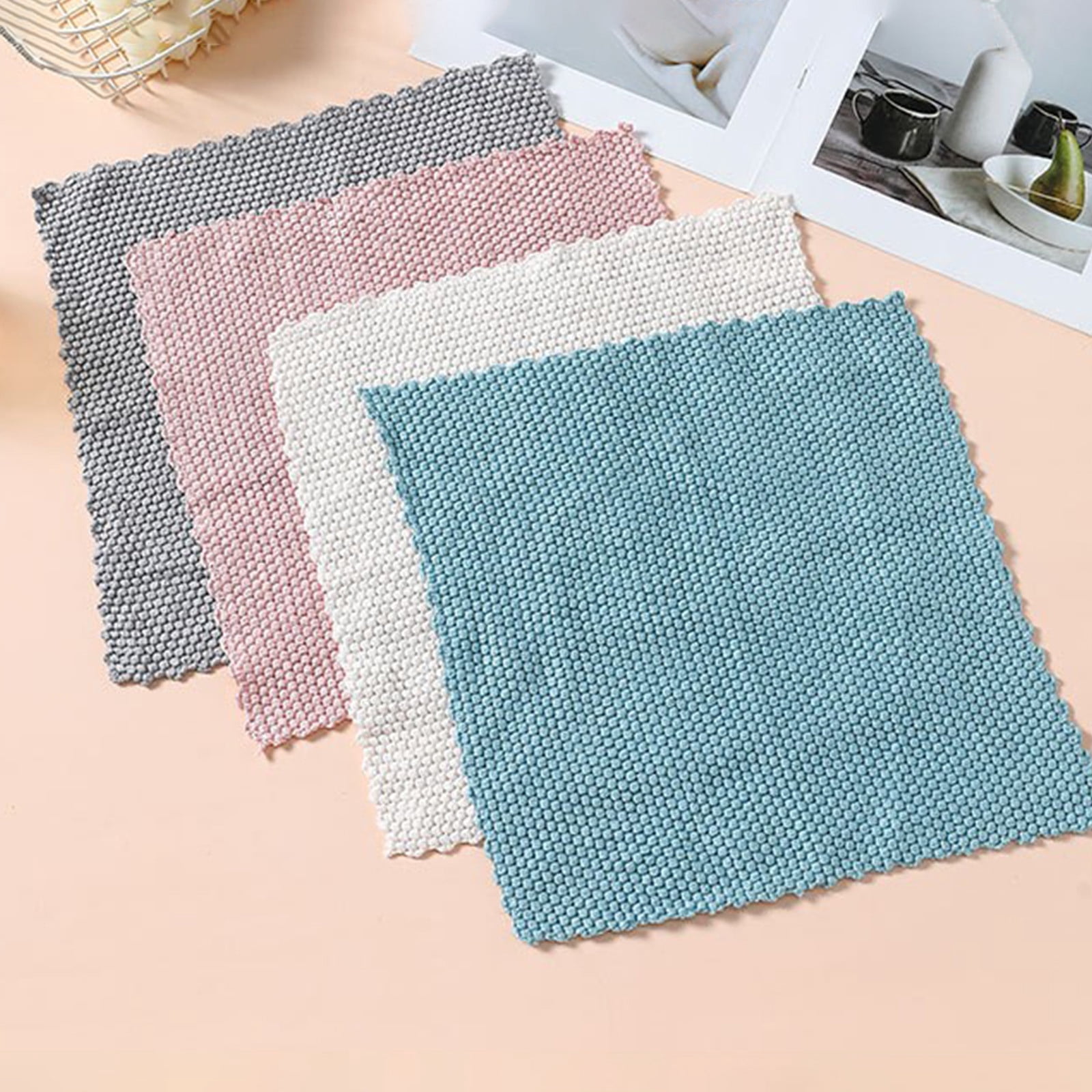XYAIYT Premium Microfiber Cleaning Wipes for Dishwashing,Stain Removal Multi Cleaning Absorbent, Versatile for All Household Tasks