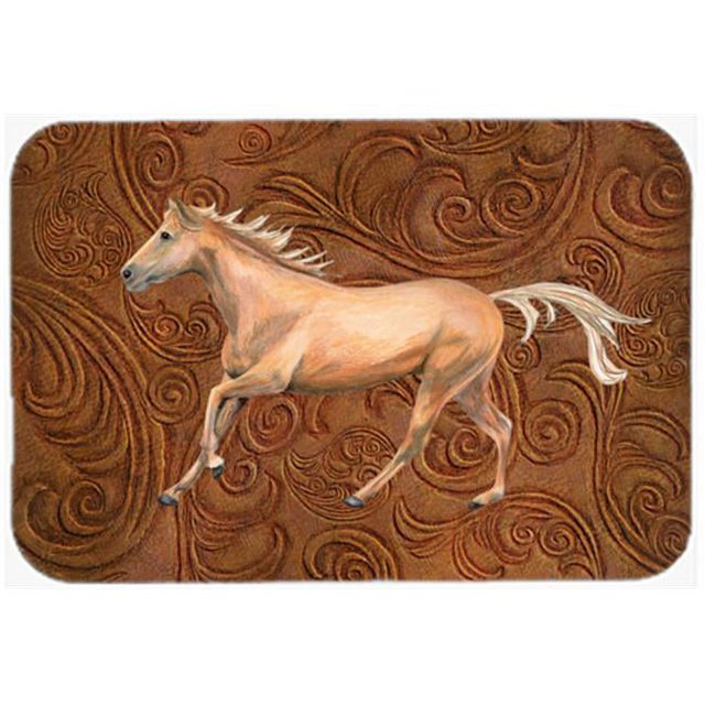 Carolines Treasures SB3060LCB Planche à Découper en Verre de Cheval - Grande