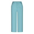thumbnail image 5 of ShomPort Pantalon de Golf pour Femmes, Tenue de Bureau Décontractée, Ample, Extensible, Pantalon Court de Travail, Léger, Athlétique, Pantalon de Bureau, 5 of 5