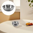thumbnail image 3 of 6pcs Small Stainless Steel Bowls Mini Prep Soy Sauce Dipping Cups Reusable Metal Ramekins Silver, 3 of 8