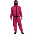 thumbnail image 1 of Hweilai Squid Game Adult Triangle Guard Jumpsuit（S）, 1 of 1