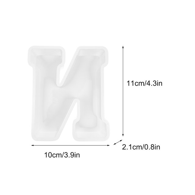 CEHVOM Alphabet Cake Baking Mould English Letter Silicone Mold 3D Alphabet Letter