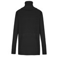 thumbnail image 4 of Yuyuzo Pull Oversize pour Femmes Col Roulé Manches Longues Tricoté Confortable Couleur Unie, 4 of 5